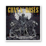 Gun N Roses Madrid White Transparent Vinyl Glossy Kiss-Cut Stickers
