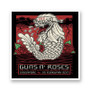 Guns N Roses Singapore White Transparent Vinyl Glossy Kiss-Cut Stickers