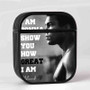 Muhammad Ali Quotes Case for AirPods Sublimation Slim Hard Plastic Glossy