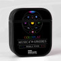 Coldplay Music of The Spheres Black Case for AirPods Sublimation Hard Plastic Glossy