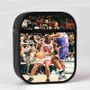 Kobe Bryant and Michael Jordan Case for AirPods Sublimation Hard Plastic Glossy
