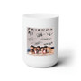 Friends Poster Signed By Cast White Ceramic Mug 15oz Sublimation With BPA Free