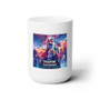 Thor Love and Thunder White Ceramic Mug 15oz Sublimation With BPA Free