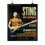 Sting 2023 Tour Art Print Satin Silky Poster for Home Decor