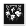 System of a Down White Transparent Vinyl Glossy Kiss-Cut Stickers