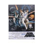 Star Wars Poster Signed By Cast Polyester Bedroom Family Velveteen Plush Blanket