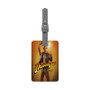 Indiana Jones and the Dial of Destiny Movie Saffiano Polyester Rectangle White Luggage Tag