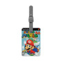 Super Mario 64 Saffiano Polyester Rectangle White Luggage Tag