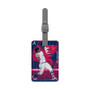 Ronald Acuna Atlanta Braves Saffiano Polyester Rectangle White Luggage Tag