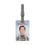 Young Sheldon Saffiano Polyester Rectangle White Luggage Tag