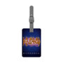 Def Leppard Euphoria 1999 Saffiano Polyester Rectangle White Luggage Tag