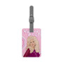 Dolly Parton What Would Dolly Do Saffiano Polyester Rectangle White Luggage Tag