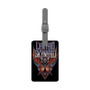 Lynyrd Skynyrd Saffiano Polyester Rectangle White Luggage Tag