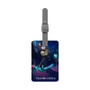 The Dragon Prince Saffiano Polyester Rectangle White Luggage Tag