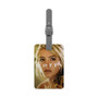Florence Pugh Dont Worry Darling Saffiano Polyester Rectangle White Luggage Tag Label
