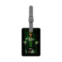 Loki Saffiano Polyester Rectangle White Luggage Tag Label