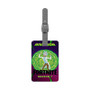 Rick and Morty Fortnite Saffiano Polyester Rectangle White Luggage Tag Label