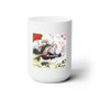 Natsume Book of Friends White Ceramic Mug 15oz Sublimation With BPA Free