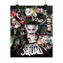 Suicide Squad Joker Harley Quinn Art Print Satin Silky Poster for Home Decor