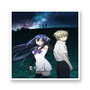 Brynhildr in the Darkness Anime White Transparent Vinyl Glossy Kiss-Cut Stickers