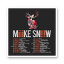 Miike Snow Concert White Transparent Vinyl Glossy Kiss-Cut Stickers