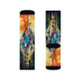 Dragon Ball Super Newest Sublimation Socks Polyester Unisex Regular Fit White