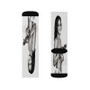 Rihanna Sublimation Socks Polyester Unisex Regular Fit White