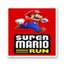 Super Mario Run White Transparent Kiss-Cut Stickers Vinyl Glossy