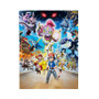 Pok mon the Movie Hoopa and the Clash of Ages Polyester Velveteen Plush Blanket Bedroom Family
