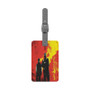 Twenty One Pilots Overcompensate Saffiano Polyester Rectangle White Luggage Tag Card Insert