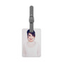 Zoella Saffiano Polyester Rectangle White Luggage Tag Card Insert