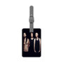 Biffy Clyro Arts Polyester Saffiano Rectangle White Luggage Tag Card Insert