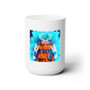 Goku Super Saiyan Blue Dragon Ball Super Best White Ceramic Mug 15oz Sublimation With BPA Free