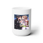 Sword Art Online Kirto and Asuna White Ceramic Mug 15oz Sublimation With BPA Free