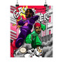 Game Over Rizzo Rizzo Feat Lil Uzi Vert Art Print Satin Silky Poster Wall Home Decor