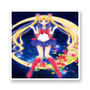Sailor Moon Best Kiss-Cut Stickers White Transparent Vinyl Glossy