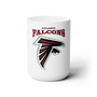 Atlanta Falcons NFL White Ceramic Mug 15oz With BPA Free