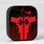 Deadpool Guns AirPods Case Cover Sublimation Hard Durable Plastic Glossy