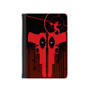 Deadpool Guns PU Faux Leather Passport Cover Wallet Black Holders Luggage Travel