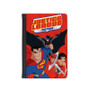 Justice League Action PU Faux Leather Passport Cover Wallet Black Holders Luggage Travel