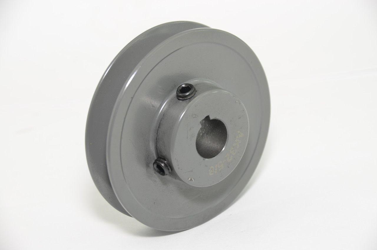 AK41-5/8 006-108A 3.95" OD 5/8" ID Finished Bore Cast Iron 1 Groove Pulley/Sheave