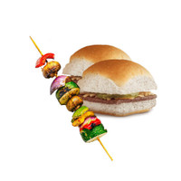 (2) Montana sliders - (1) Vege Skewer