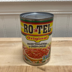 <p data-mce-fragment="1"><strong>Rotel Diced Tomatoes and Green Chiles</strong> is a flavor-packed pantry staple that adds a zesty kick to a variety of dishes. This iconic product combines juicy diced tomatoes with the bold heat of green chiles, creating a versatile ingredient that's perfect for elevating your culinary creations.</p>
<p data-mce-fragment="1">The diced tomatoes contribute a juicy and hearty texture, while the green chiles add a spicy and vibrant flavor. This well-balanced combination makes Rotel a go-to choice for enhancing salsas, dips, soups, stews, and casseroles. Whether you're aiming to add a spicy twist to your favorite recipes or looking for a quick and convenient way to infuse bold flavors, Rotel Diced Tomatoes and Green Chiles is a trusted choice that brings a Tex-Mex flair to your kitchen. With its convenience and versatility, it's no wonder Rotel has become a beloved ingredient in kitchens across the country.</p>
<br>