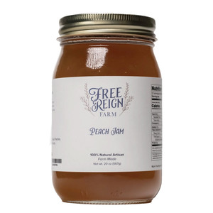 Free Reign Farm Peach Jam