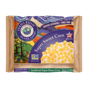 <p data-mce-fragment="1">Enjoy Super Sweet Corn from Stahlbush Island Farms! Corn is naturally high in fiber, antioxidants, and it’s a naturally low-glycemic food. It also contains many B vitamins, as well as essential minerals, including zinc, magnesium, copper, iron, and manganese. Corn can be roasted, boiled, broiled, steamed, grilled or microwaved. You can add it to stews, casseroles, salads or salsa. Try adding corn kernels to cornbread batter for enhanced texture and flavor.</p>