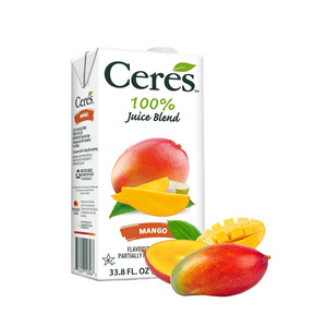 <p data-mce-fragment="1">Introducing <strong>Ceres Mango Juice</strong>, a delicious and refreshing 100% natural fruit juice made from the finest hand-picked mangoes.</p>
<p data-mce-fragment="1">Our mango juice is a tropical delight that captures the essence of sun-ripened mangoes in every sip. It is bursting with natural sweetness and has a rich, velvety texture. It is perfect for anyone looking for a healthy and flavorful beverage.</p>
<p data-mce-fragment="1">Ceres Mango Juice is made with no added sugars, or artificial flavors. It is the perfect choice for those who want to indulge in a sweet treat without sacrificing their health.</p>
<p data-mce-fragment="1">So why wait? Treat your taste buds to the exotic taste and experience the natural goodness of 100% pure fruit juice.</p>
<p data-mce-fragment="1">Exotic Mango makes a smooth but vibrant juice, packed with flavor.<br></p>
<div data-widget_type="text-editor.default" data-element_type="widget" data-id="a9451e5" class="elementor-element elementor-element-a9451e5 elementor-widget elementor-widget-text-editor">
<div class="elementor-widget-container">
<p>The Ceres Healthy Mango Juice is rich in color, with a tropical aroma. This 100% juice blend is a tasty way to top up your vitamin C.</p>
</div>
</div>
<div data-widget_type="icon-list.default" data-element_type="widget" data-id="7730d4b" class="elementor-element elementor-element-7730d4b elementor-tablet-align-left elementor-mobile-align-left elementor-icon-list--layout-traditional elementor-list-item-link-full_width elementor-widget elementor-widget-icon-list">
<div class="elementor-widget-container">
<ul class="elementor-icon-list-items">
<li class="elementor-icon-list-item">
<span class="elementor-icon-list-icon"><i class="fas fa-check" aria-hidden="true"></i></span><span class="elementor-icon-list-text">All Natural 100% Fruit Juice Blend</span>
</li>
<li class="elementor-icon-list-item">
<span class="elementor-icon-list-icon"><i class="fas fa-check" aria-hidden="true"></i></span><span class="elementor-icon-list-text">No added sugar</span>
</li>
<li class="elementor-icon-list-item">
<span class="elementor-icon-list-icon"><i class="fas fa-check" aria-hidden="true"></i></span><span class="elementor-icon-list-text">No artificial colors</span>
</li>
<li class="elementor-icon-list-item">
<span class="elementor-icon-list-icon"><i class="fas fa-check" aria-hidden="true"></i></span><span class="elementor-icon-list-text">Great tasting</span>
</li>
<li class="elementor-icon-list-item">
<span class="elementor-icon-list-icon"><i class="fas fa-check" aria-hidden="true"></i></span><span class="elementor-icon-list-text">Rich in Vitamin C</span>
</li>
<li class="elementor-icon-list-item">
<span class="elementor-icon-list-icon"><i class="fas fa-check" aria-hidden="true"></i></span><span class="elementor-icon-list-text">Flash pasteurized to guarantee quality</span>
</li>
<li class="elementor-icon-list-item">
<span class="elementor-icon-list-icon"><i class="fas fa-check" aria-hidden="true"></i></span><span class="elementor-icon-list-text">Kosher</span>
</li>
<li class="elementor-icon-list-item">
<span class="elementor-icon-list-icon"><i class="fas fa-check" aria-hidden="true"></i></span><span class="elementor-icon-list-text">A great option to get a recommended serving of fruit</span>
</li>
<li class="elementor-icon-list-item">
<span class="elementor-icon-list-icon"><i class="fas fa-check" aria-hidden="true"></i></span><span class="elementor-icon-list-text">Gluten-free</span>
</li>
</ul>
</div>
</div>
<p data-mce-fragment="1"> </p>