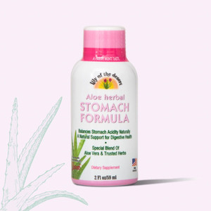 <p><span data-mce-fragment="1">Lily of the Desert’s Aloe Herbal Stomach Formula works with your own stomach acid to maintain a healthy pH balance, while offering relief from occasional heartburn and acid indigestion. </span><span data-mce-fragment="1">Our special blend of certified organic aloe vera and trusted herbs that can also help maintain overall healthy digestion before and after meals.</span></p>
<p> </p>