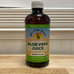 <p><span data-mce-fragment="1">This is<strong> Preservative Free Inner Fillet Aloe Vera Juice</strong>. There’s a reason aloe is a super plant! Our juices are made with our organically grown aloe plants that contain 200 biologically active compounds working together to help support your wellness goals.</span></p>
<p><span>By drinking aloe daily, you are giving your body the support it needs to stay healthy! Just two ounces added to your favorite fruit juice, smoothie, mocktail, or by itself can help with your whole body health goals.</span></p>