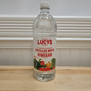 <p><span data-mce-fragment="1"><strong>Lucy's White Vinegar</strong> is dependable, rich, and natural, allowing you to be confident in the kitchen. It can be used for spicing up dipping sauces, developing rich flavor, turning homemade bread crusts golden brown, refreshing wilted vegetables, substituting for salt and buttermilk, and a whole lot more. </span></p>
<p><span data-mce-fragment="1">Ingredients: Distilled White Vinegar and Purified Water, diluted to 5% (50 Grains) acidity. Made in the USA. 5% Acidity. Adds rich, powerful taste to any meal. Made with purified water. Great for cleaning. Bottled in phthalate-free, BPA-free, food-grade certified plastic. KCA Kosher Certified.</span></p>