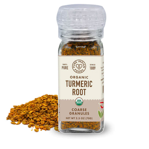 Pure Indian Foods Turmeric Root Course Granules